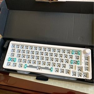 GamaKay 2.4G Wired Bluetooth 3 Mode Mechanical Keyboard LK67 Modular DIY Gamma